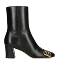 Valentino Garavani Leather Veeside Ankle Boots 60