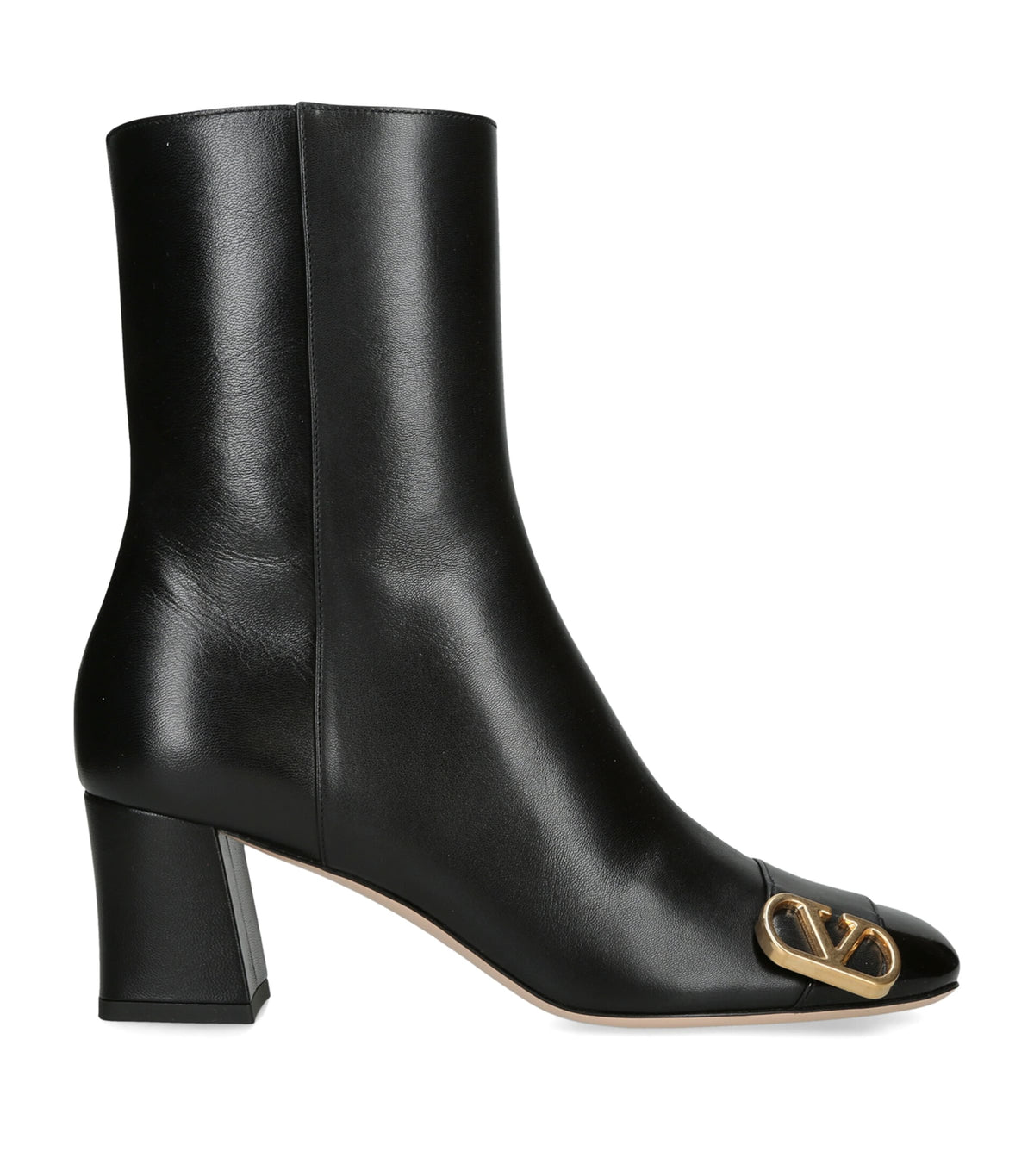 Valentino Garavani Leather Veeside Ankle Boots 60