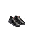 Prada Patent-Leather And Technical-Fabric America's Cup Sneakers - Black