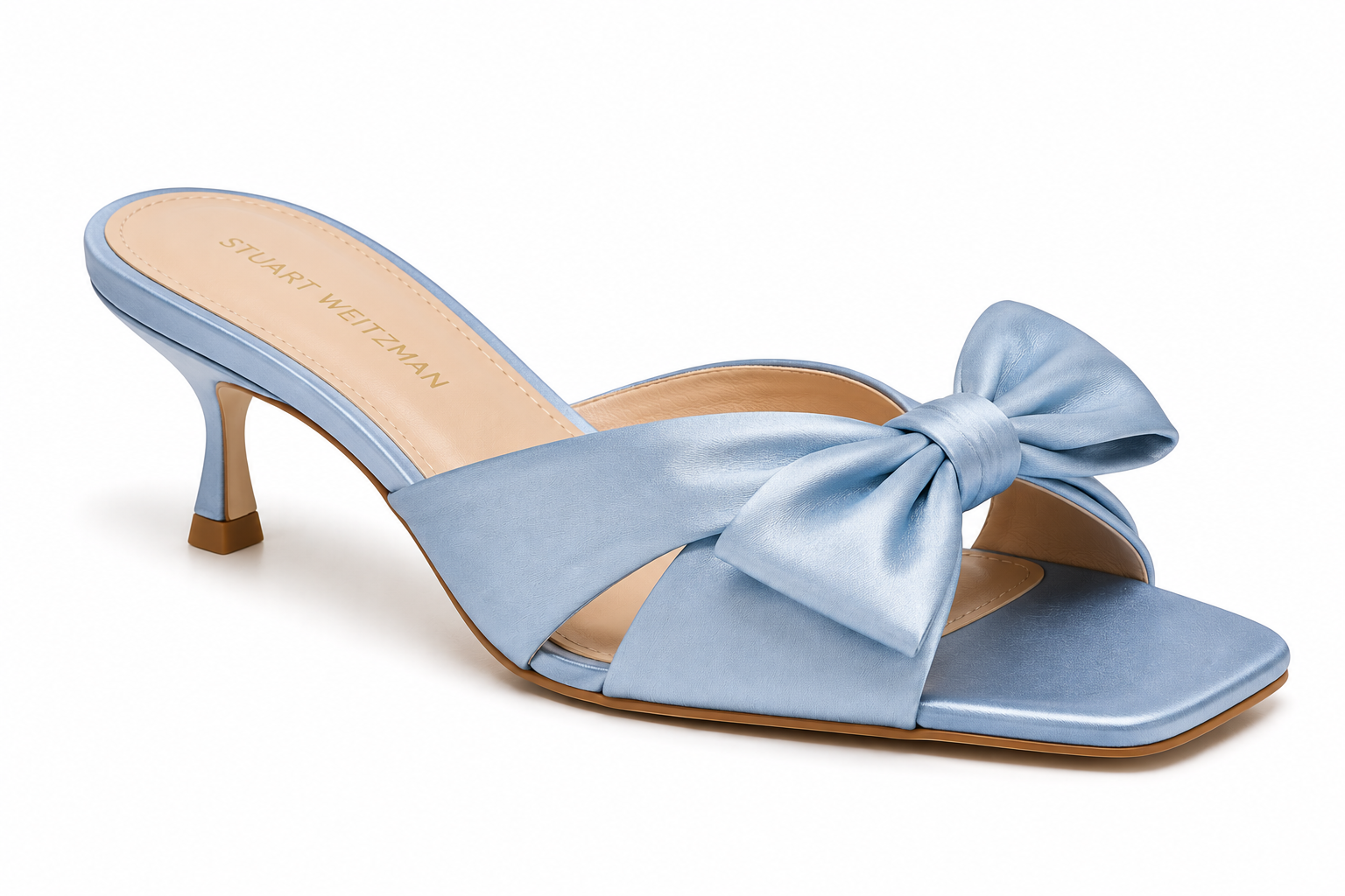 CASSIELA LIGHT BLUE BOW HEEL