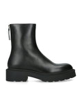 The Row Nobilis Fast Leather Ankle Boots
