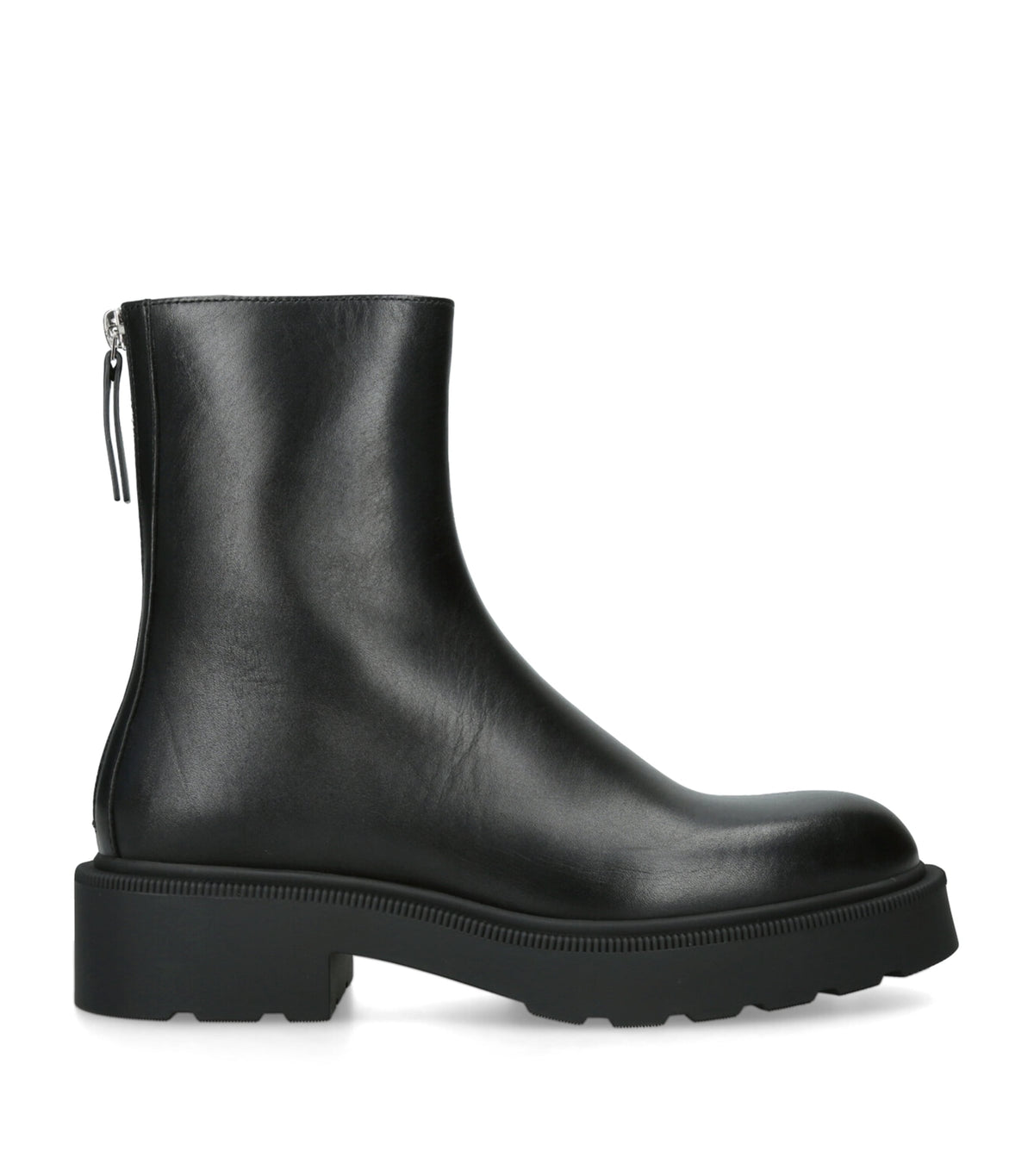 The Row Nobilis Fast Leather Ankle Boots