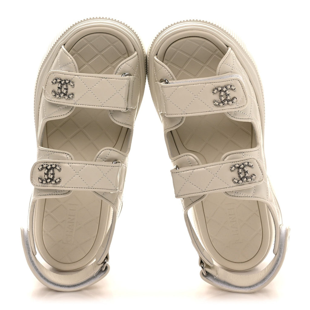VERSACE PLATFORM SANDALS WHITE