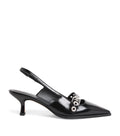 Maje Patent Leather Buckled Pumps 30