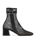 Alaïa Leather Mesh Ankle Boots 55