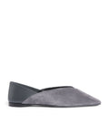 Max Mara Suede Leather-Trim Ballet Flats