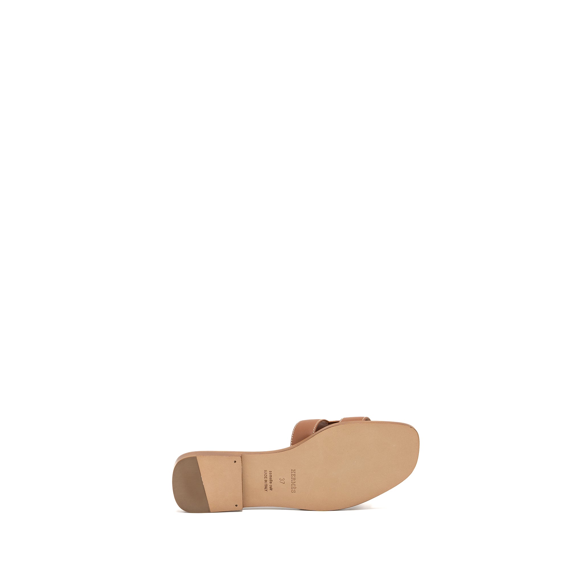 HERMES ORAN SANDAL CALFSKIN GOLD