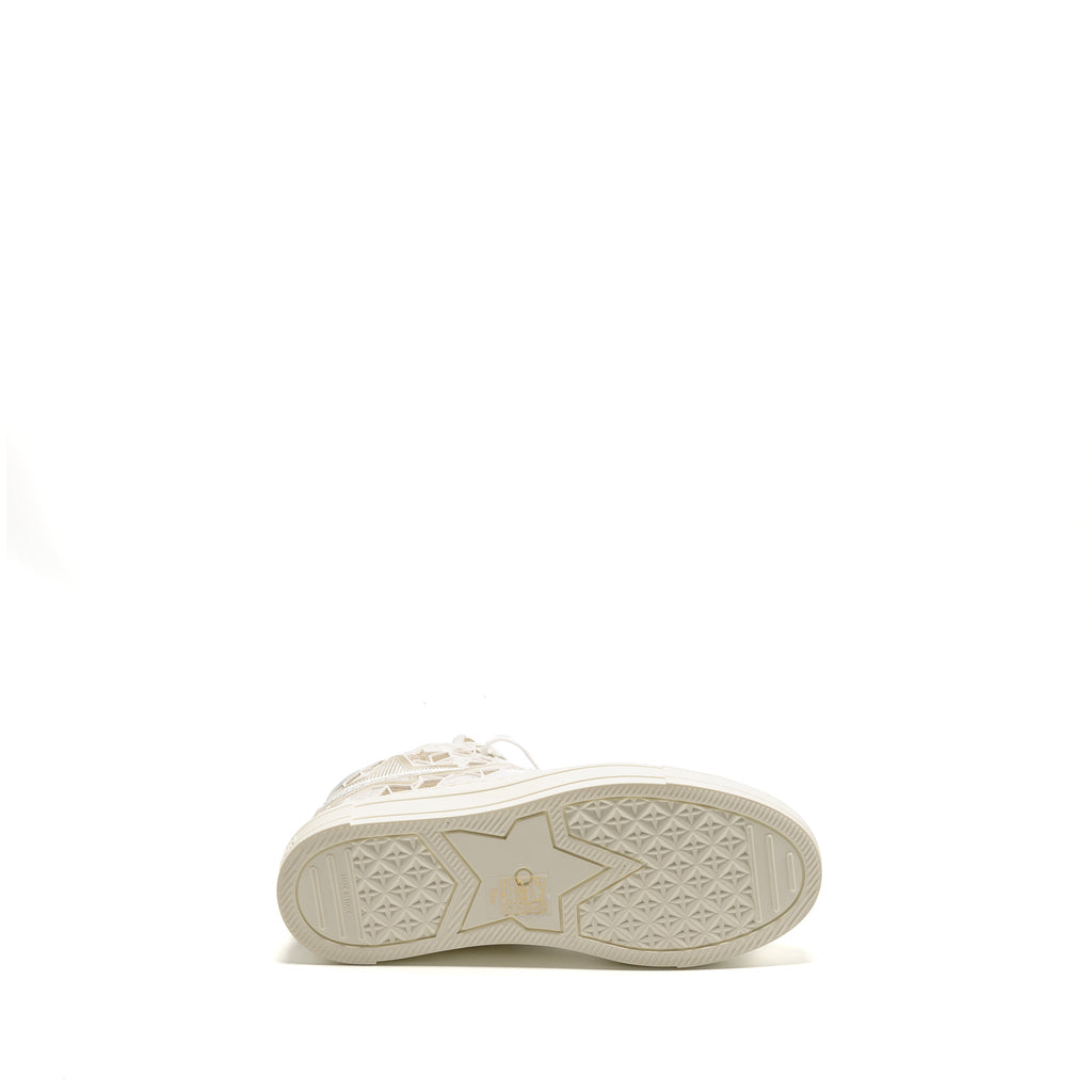 DIOR WALK’N’DIOR HIGHTOP STAR SNEAKER LEATHER GOLD/WHITE