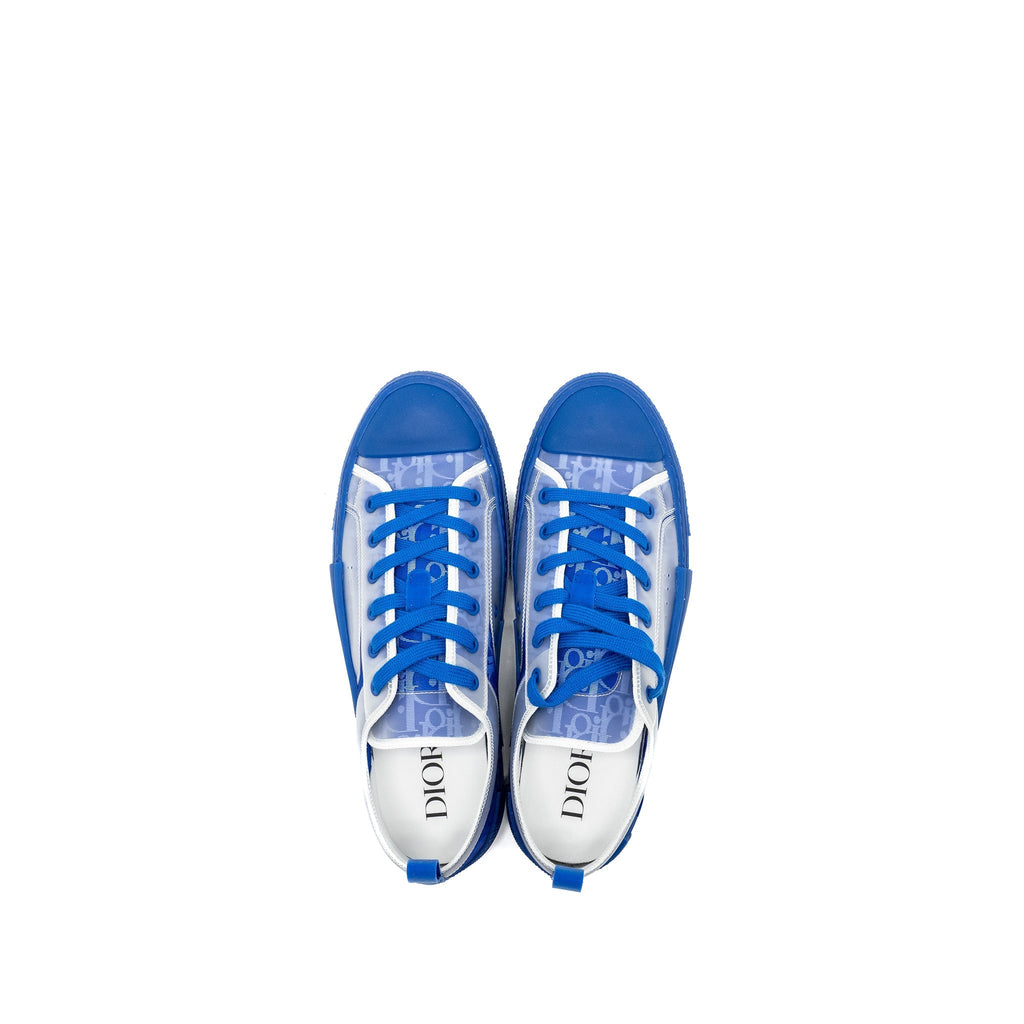 DIOR B23 LOW-TOP SNEAKER BLUE/OBLIQUE
