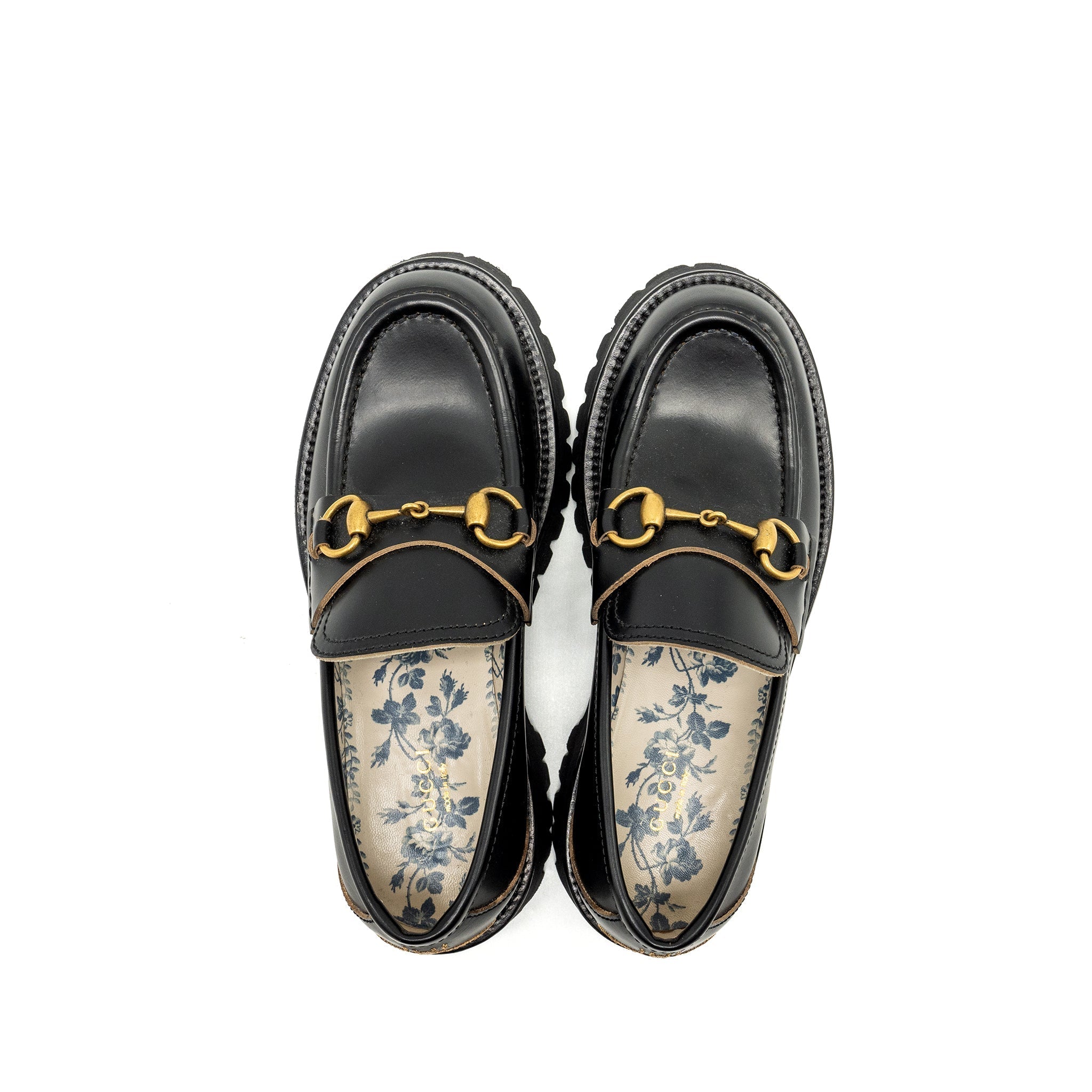 GUCCI JORDAN LOAFER CALFSKIN BLACK GHW