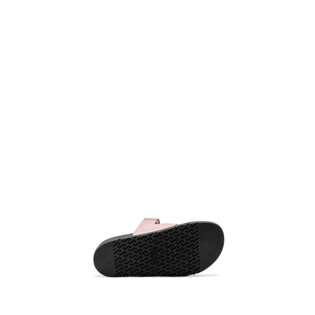 HERMES CHYPRE SANDALS CALFSKIN ROSE CANCAN