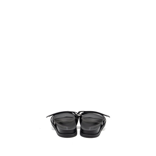 HERMES MEN'S CHYPRE SANDALS BLACK SHW