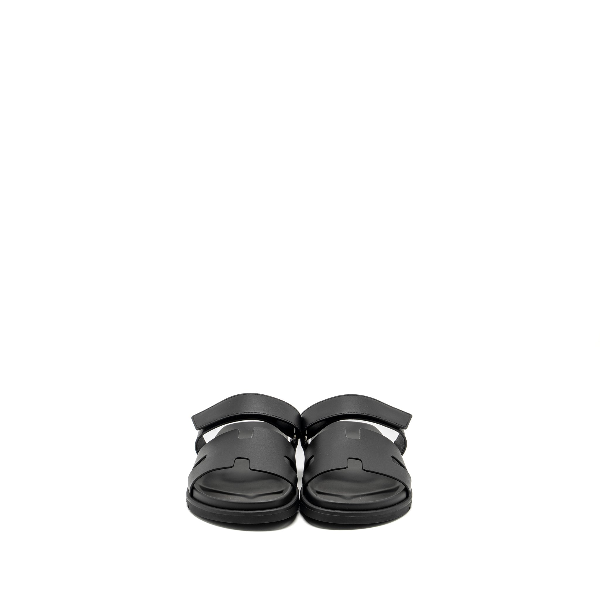 HERMES HOMME CHYPRE SANDALS BLACK