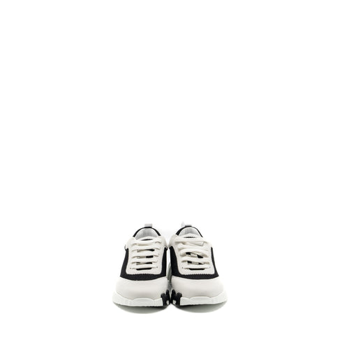 HERMES FEMME BOUNCING SNEAKER WHITE/BLACK/ORANGE