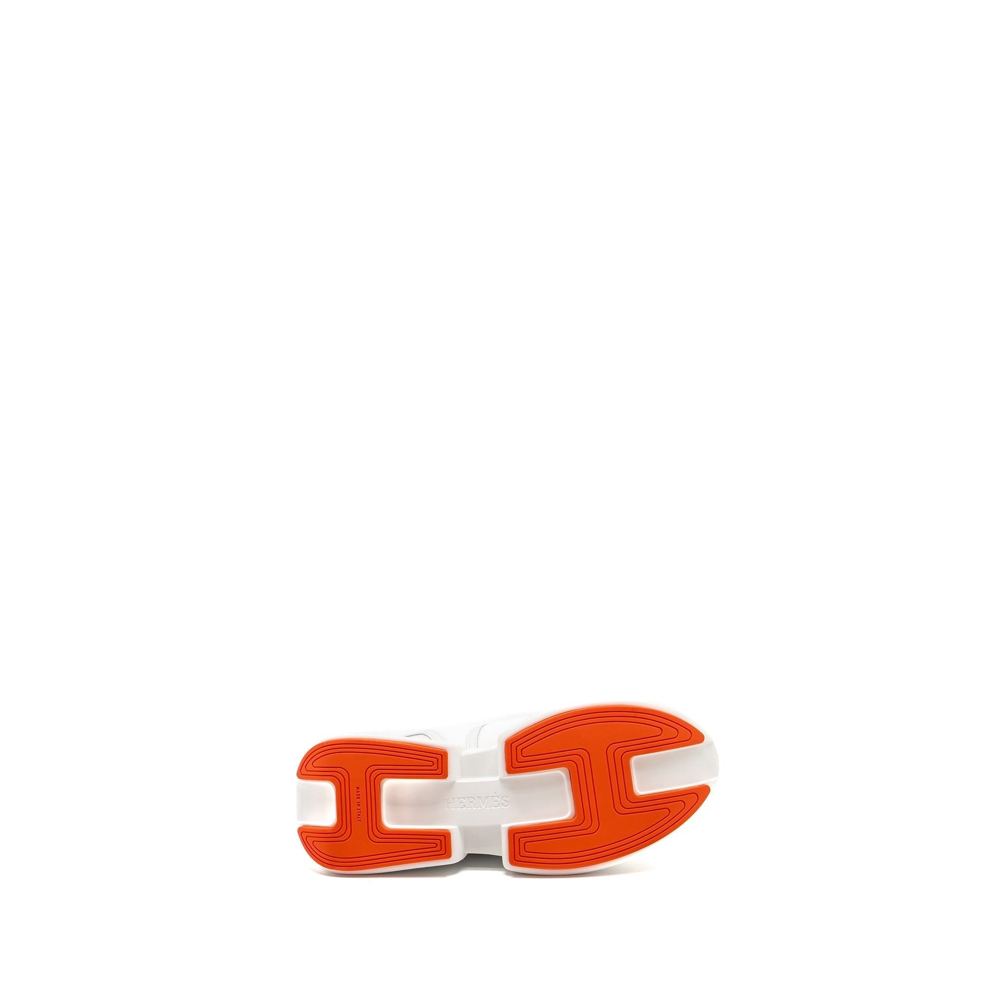 HERMES GIGA SNEAKERS BLANC / ORANGE