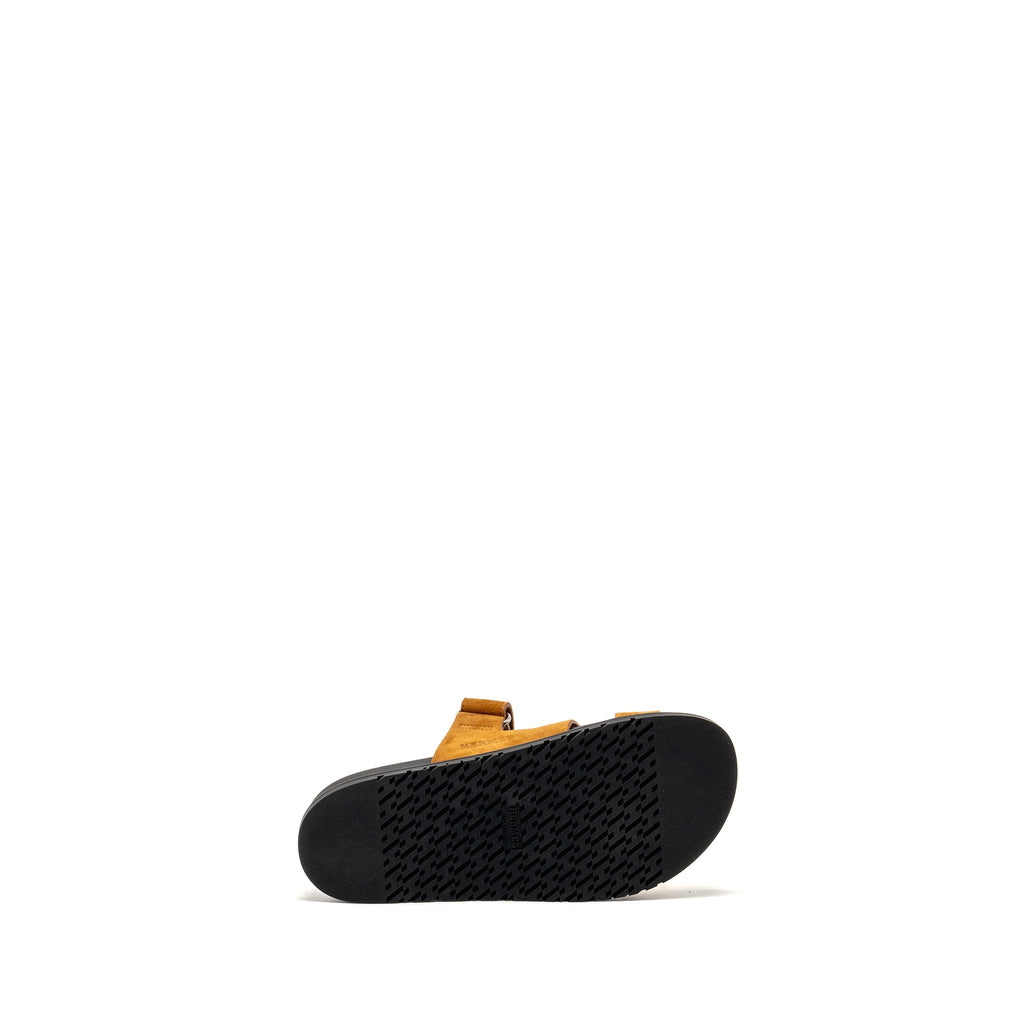 HERMES CHYPRE SANDAL SUEDE GOATSKIN GOLD