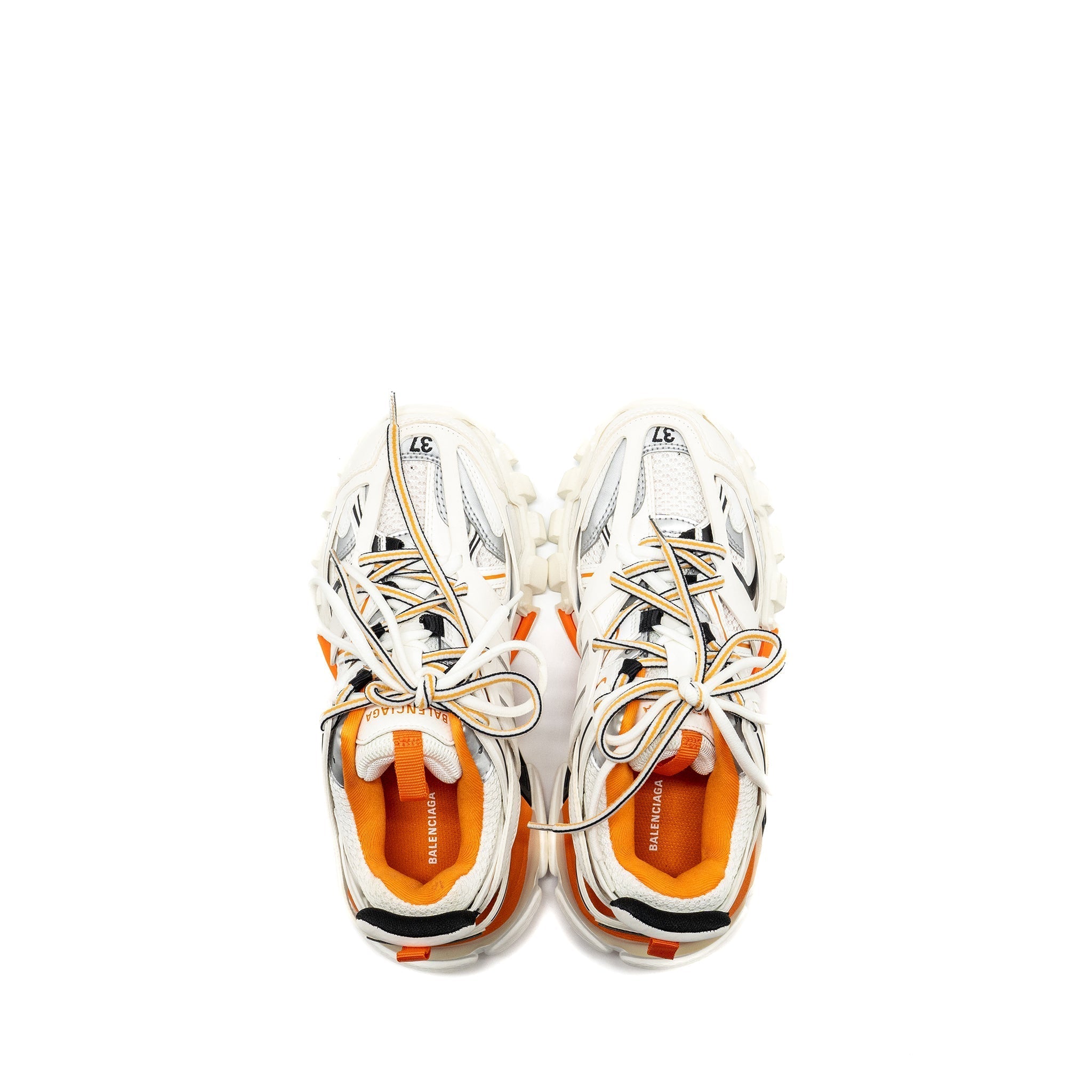 BALENCIAGA TRACK SNEAKERS WHITE/ORANGE