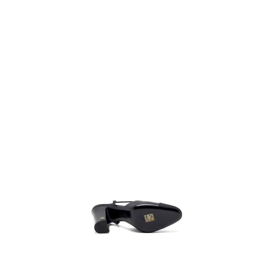CHANEL SLINGBACK BLACK