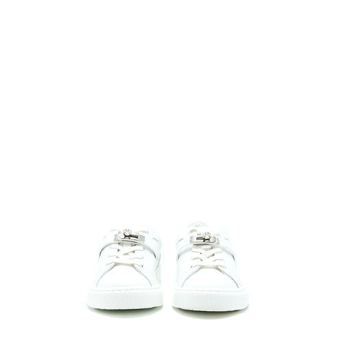 HERMES DAY SNEAKERS CALFSKIN WHITE SHW