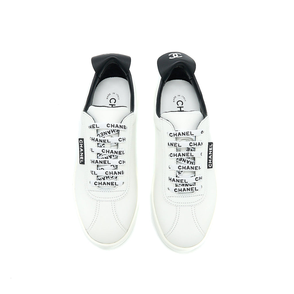 CHANEL SNEAKER LETTER SHOELACE CALFSKIN MULTICOLOUR