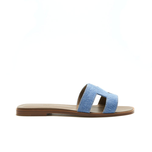 HERMES ORAN SANDAL DENIM