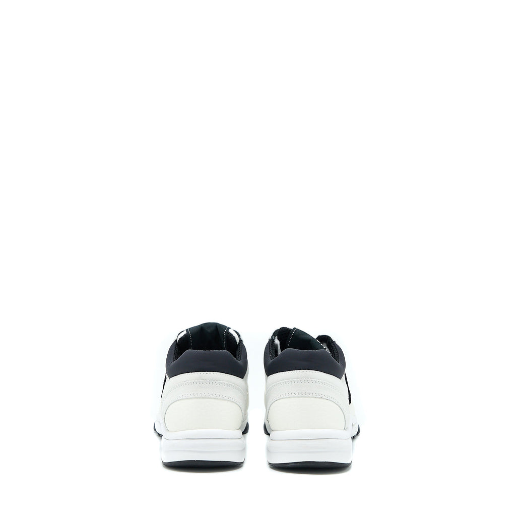 CHANEL CC LOGO SNEAKER CALFSKIN/SUEDE BLACK/WHITE