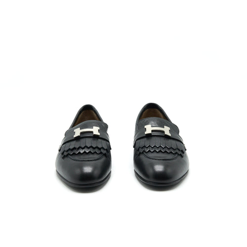 HERMES LOAFERS ROYAL CHÈVRE NOIR SHW