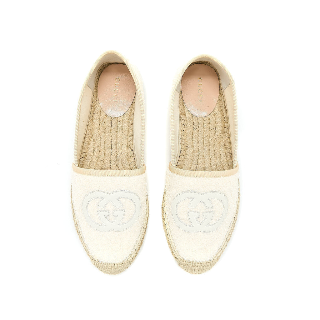 GUCCI ESPADRILLES COTTON / TWEED WHITE