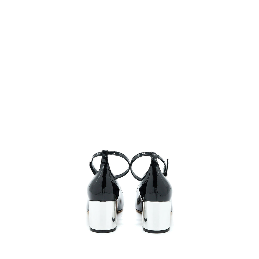 CHRISTIAN DIOR BALLET PUMP PATENT CALFSKIN BLACK SHW