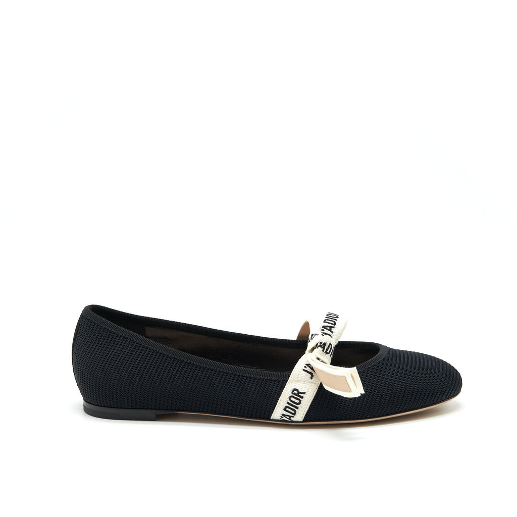 DIOR MISS J'ADIOR BALLET FLAT BLACK
