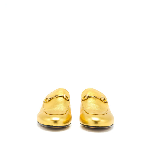 GUCCI PRINCETOWN SLIPPER GOLD WITH GHW