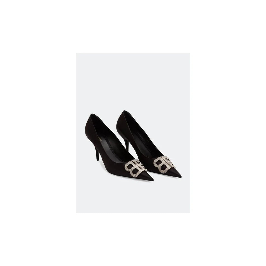 Balenciaga BB Square Knife Pointed Toe Pump - Black