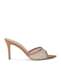 Gianvito Rossi Suede Embellished Rania Mules 85