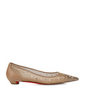 Christian Louboutin Miss Z Degrastrassina Embellished Ballet Flats