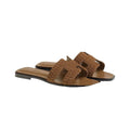 Hermès Oran Sandal - Brown/Tan Suede