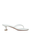 Amina Muaddi Leather Juliette Sandals 45