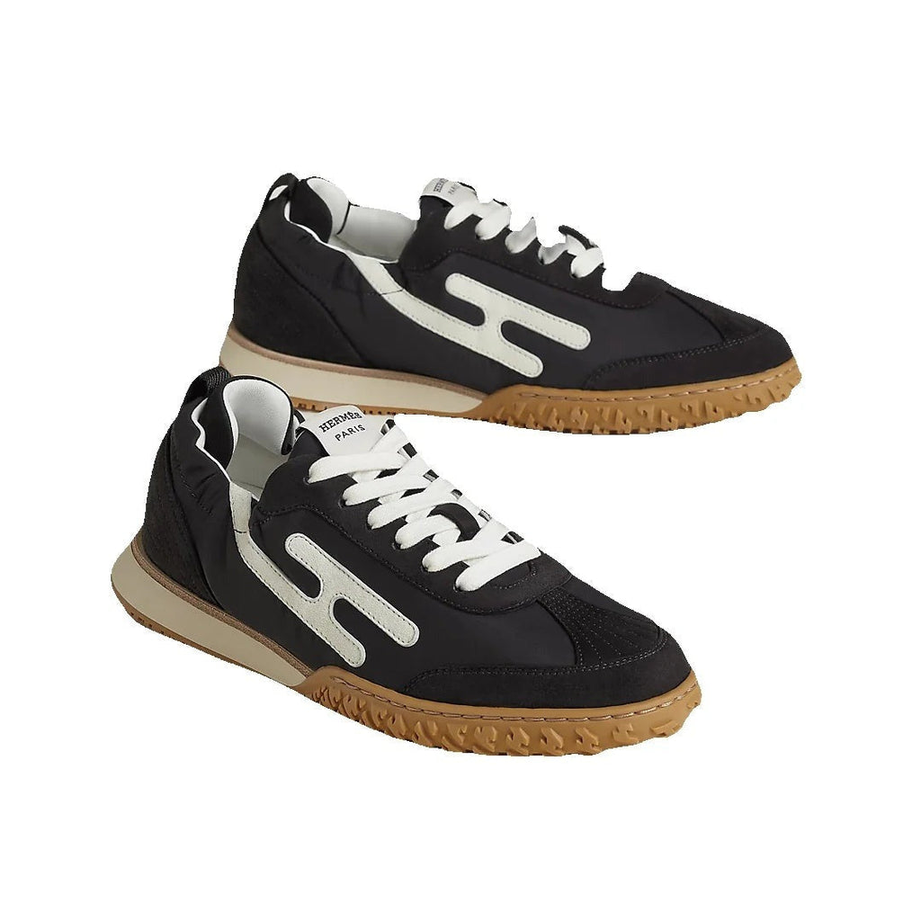 Hermès Jet Sneaker - Black/White