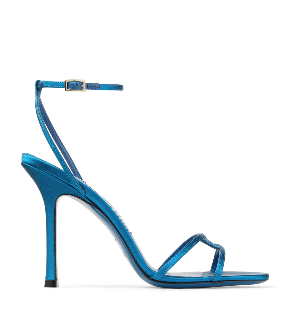 Jimmy Choo 1998 Leo 100 Satin Heeled Sandals