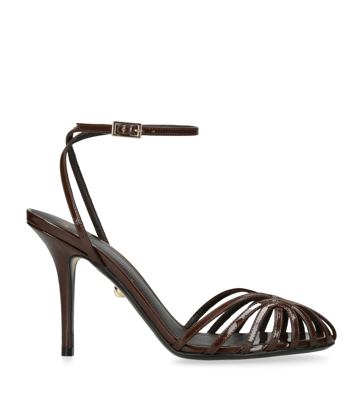 Alevì Patent Leather Blake Heeled Sandals 95