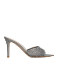 Gianvito Rossi Embellished Silk-Suede Rania Mules 85