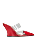 Alaïa Patent Coeur Mules 90