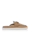 Christian Louboutin Chanme Donna Flat Leather Mules