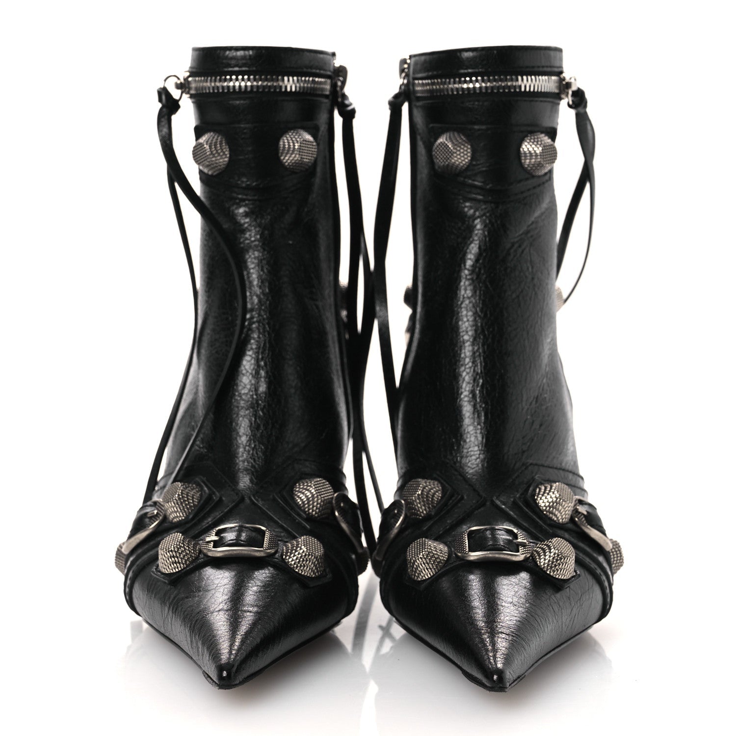 BALENCIAGA CAGOLE ARENA ANKLE BOOTS BLACK