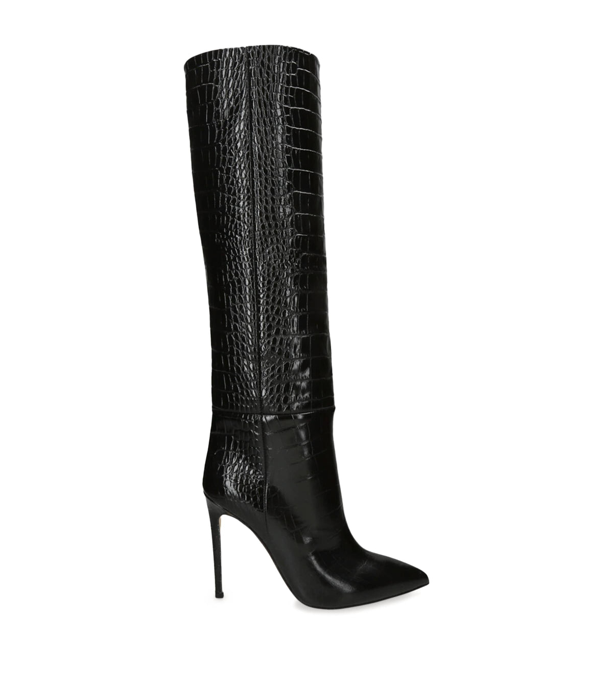 Paris Texas Croc-Embossed Knee-High Boots 105