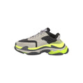 Balenciaga Triple S 2 Sports Shoes - Grey/Neon Yellow