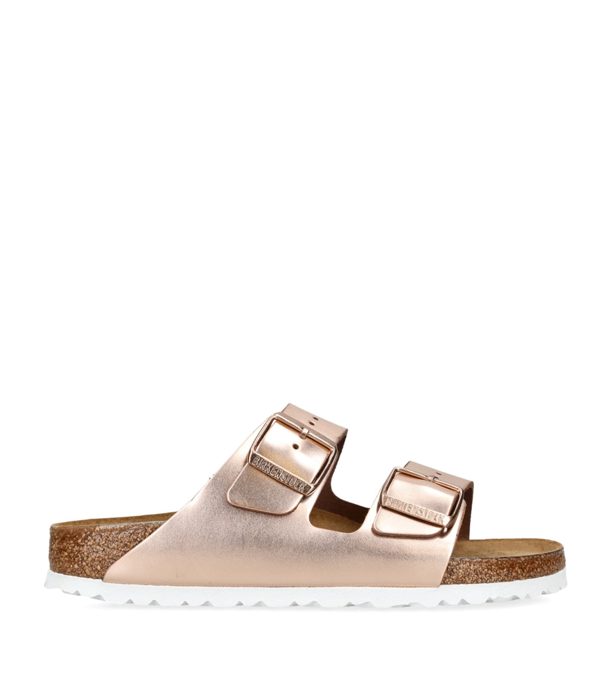 Birkenstock Leather Metallic Arizona Sandals (Narrow Fit)