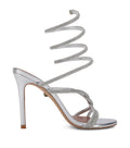 Kurt Geiger London Embellished Spiral Sandals 90
