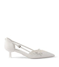 Prada Leather Open-Side Pumps 45