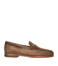 Santoni Suede Carla Loafers