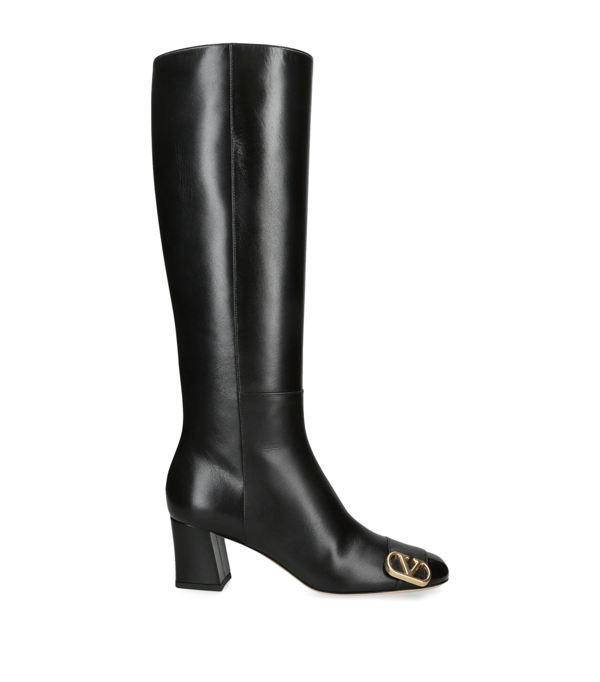 Valentino Garavani Leather Veeside Knee-High Boots 70